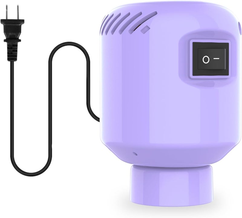 BAMCOO Electric Pump for Vacuum Storage Bags, Travel Vacuum Pump for Various Vacuum Seal Bags Portable Vacpack Air Pump for Compression Clothing Blanket Luggage Purple (Storage Bag Not Included) - Image 1
